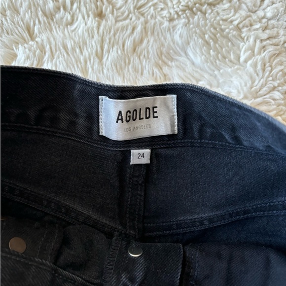 Agolde black parker shorts - Picture 5 of 5
